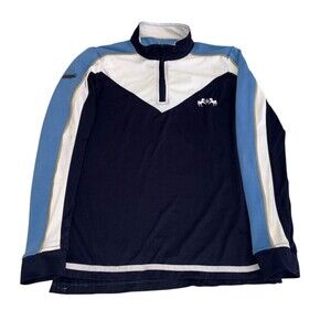 Equine Couture Riding Long Sleeve Shirt Women’s XS 1/4 Zip Blue Equestrian